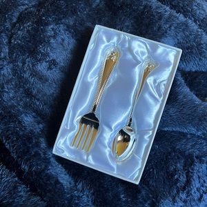 Things Remembered baby spoon and fork set